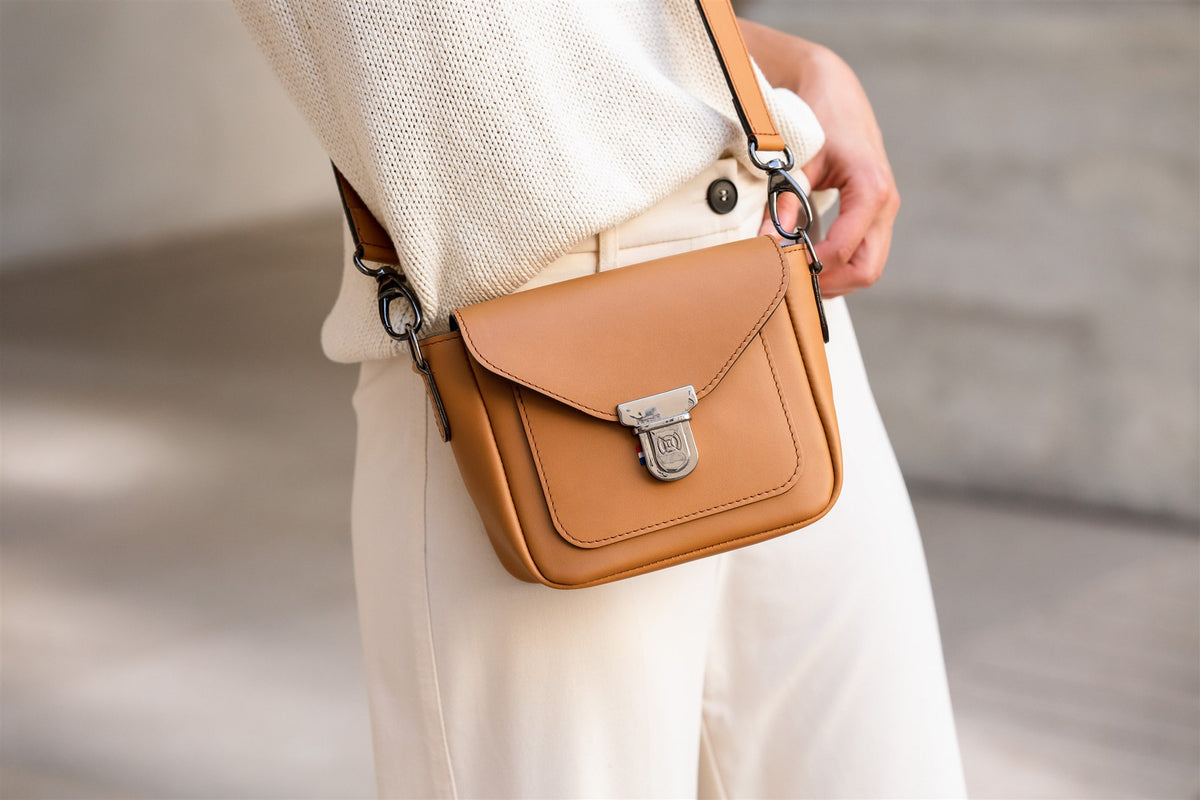 sac bandoulière camel