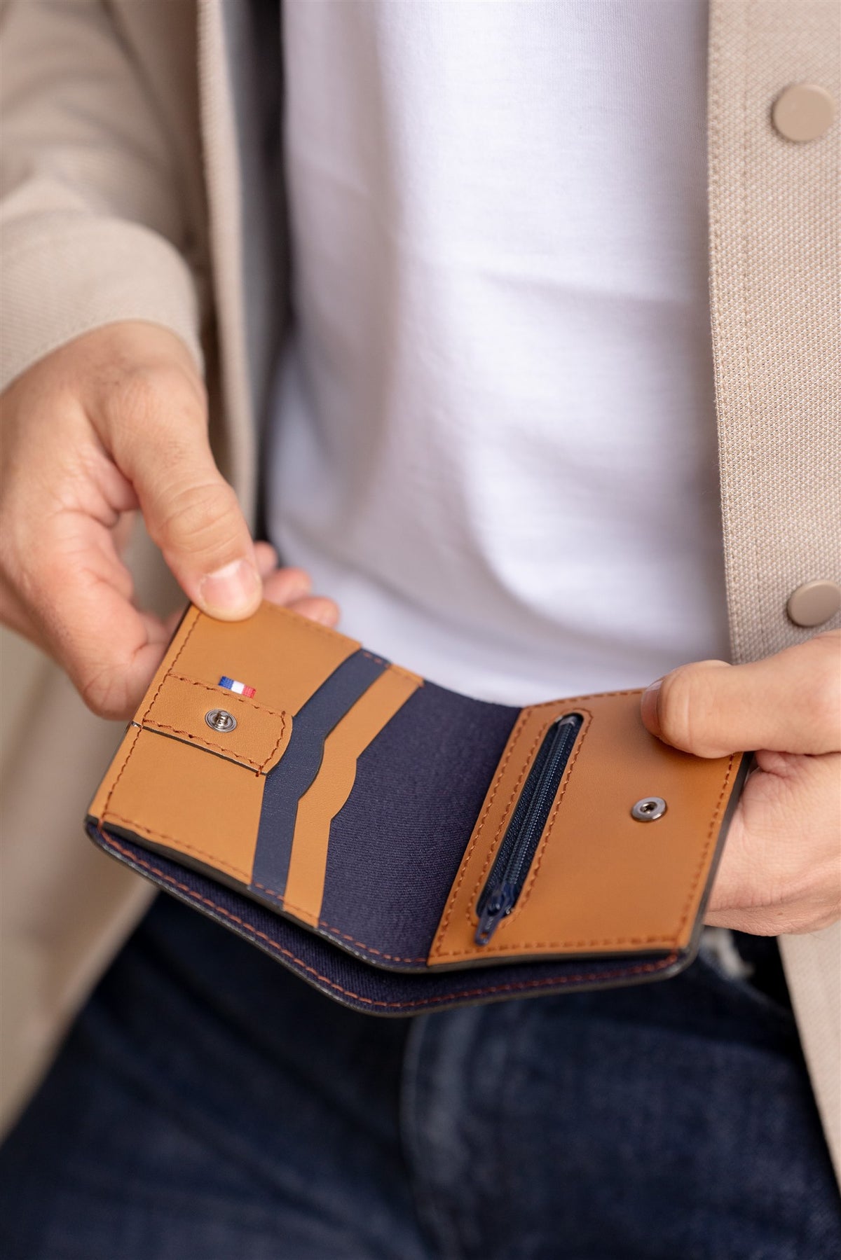portefeuille homme en cuir