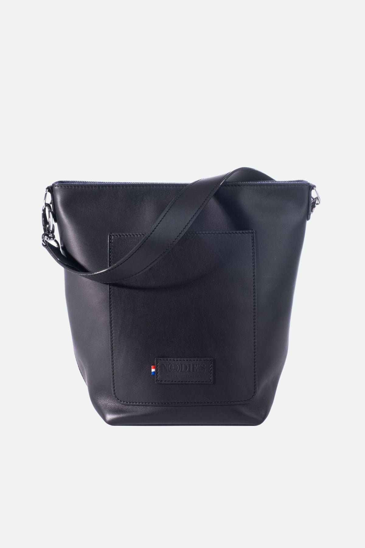 Sac cabas cuir noir femme - Andy - noir