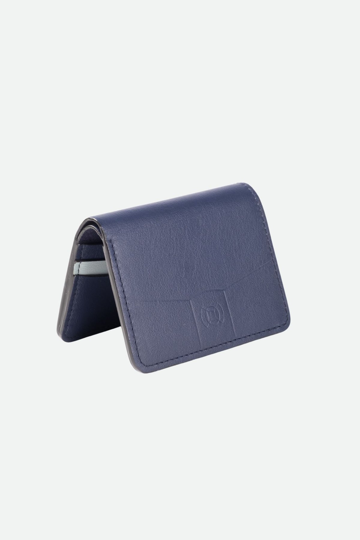 Portefeuille cuir homme bleu marine et vert céladon - Arsène - Bleu marine et vert céladon