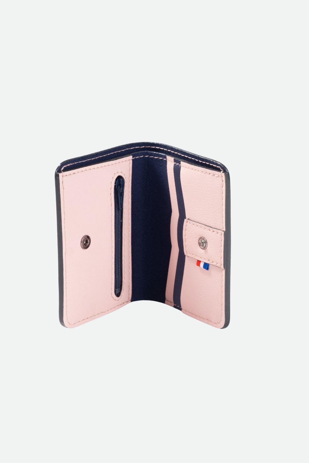 portefeuille cuir femme rose