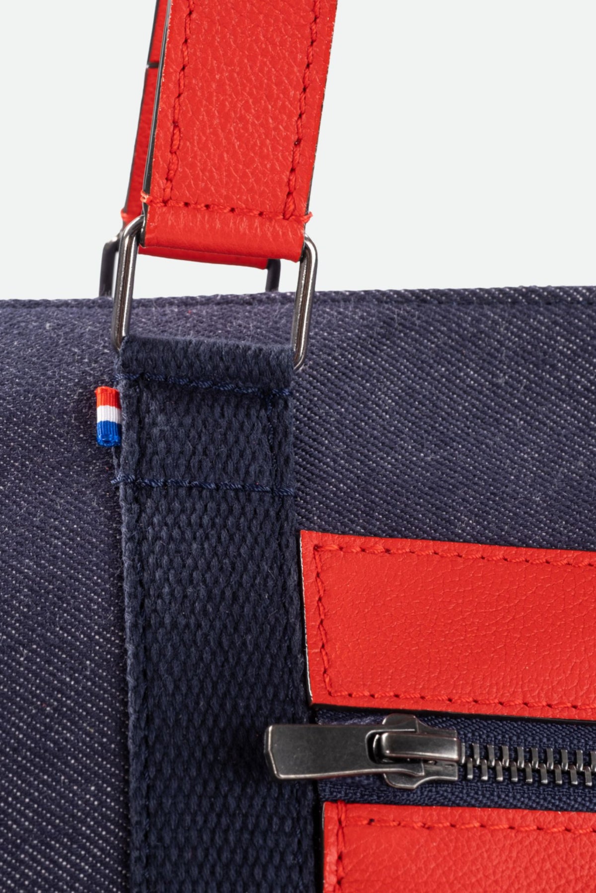 Sac de voyage cuir rouge - Jacques - rouge