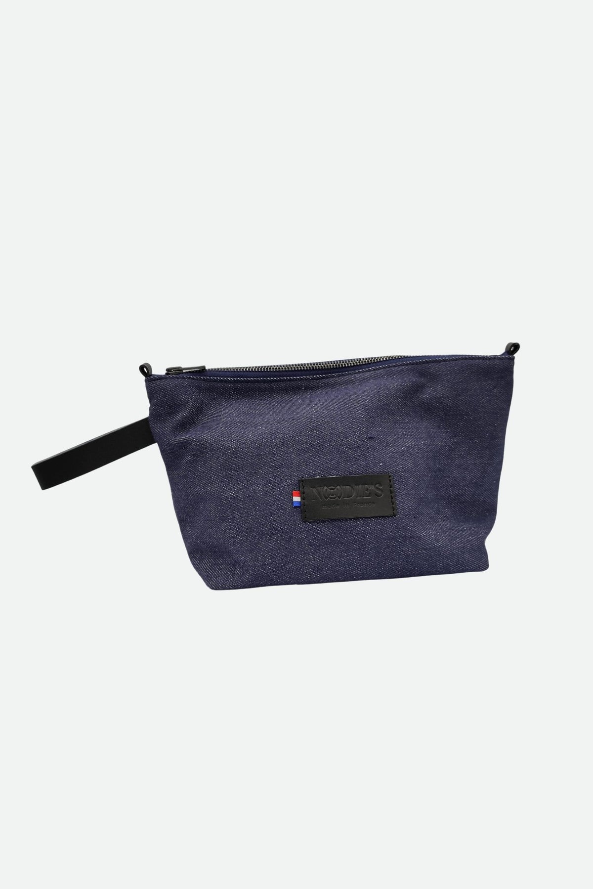 Trousse toilette cuir jeans - Trousse de toilette