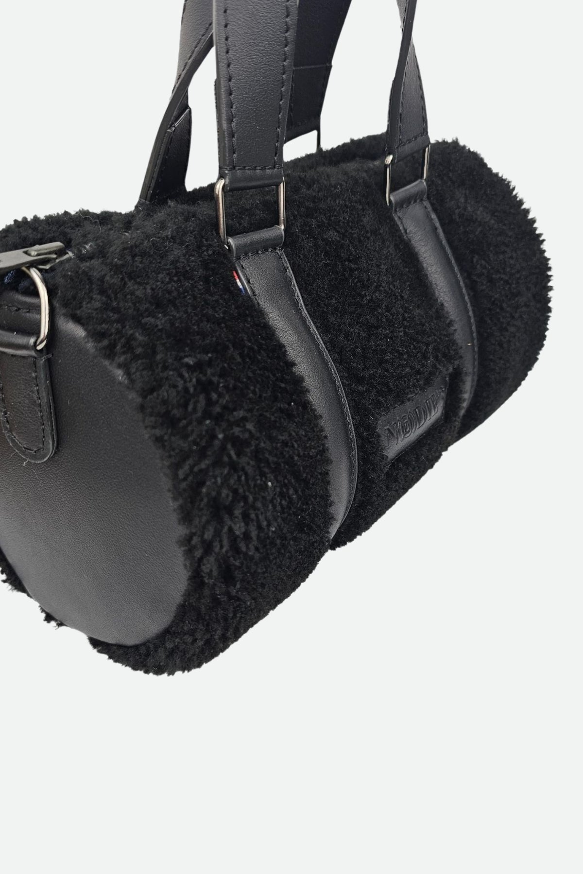 Sac moumoute femme cuir édition teddy noir - Jim - Édition Teddy Noir