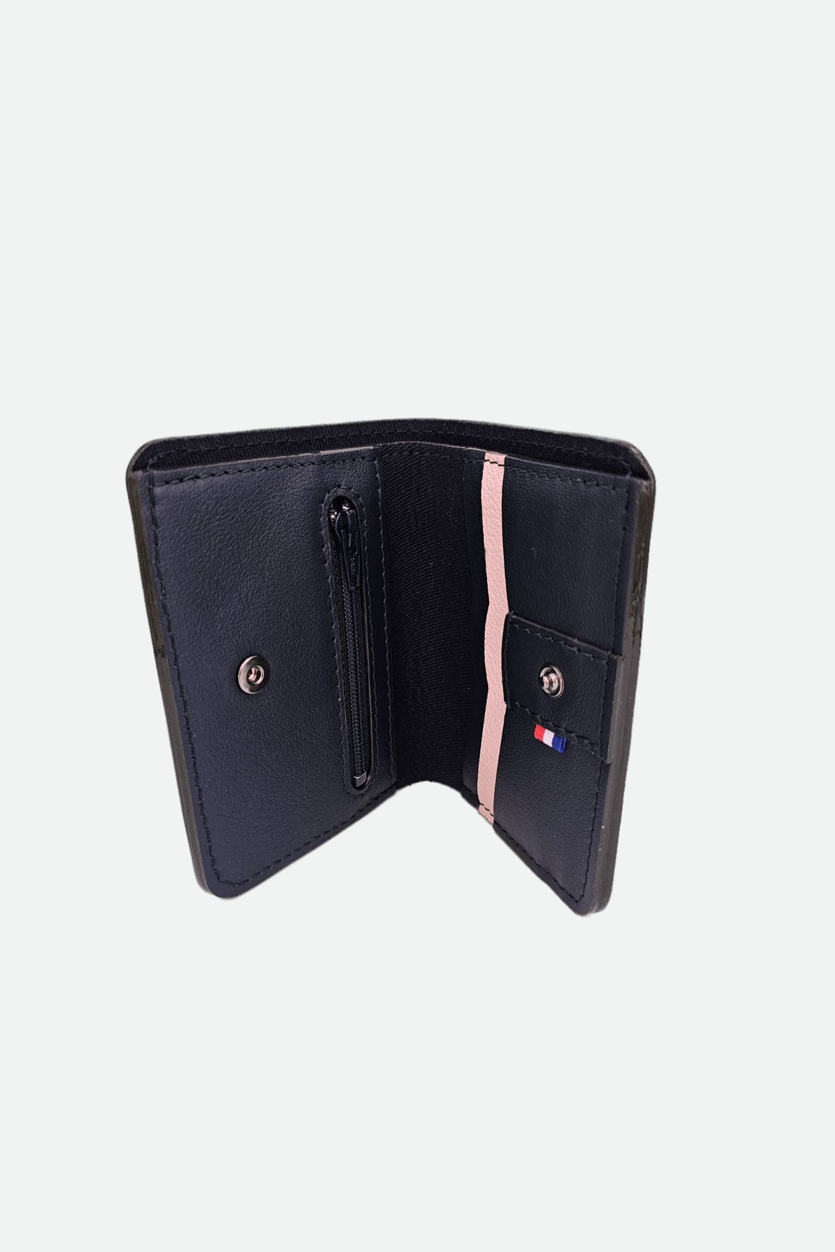 portefeuille cuir femme rose