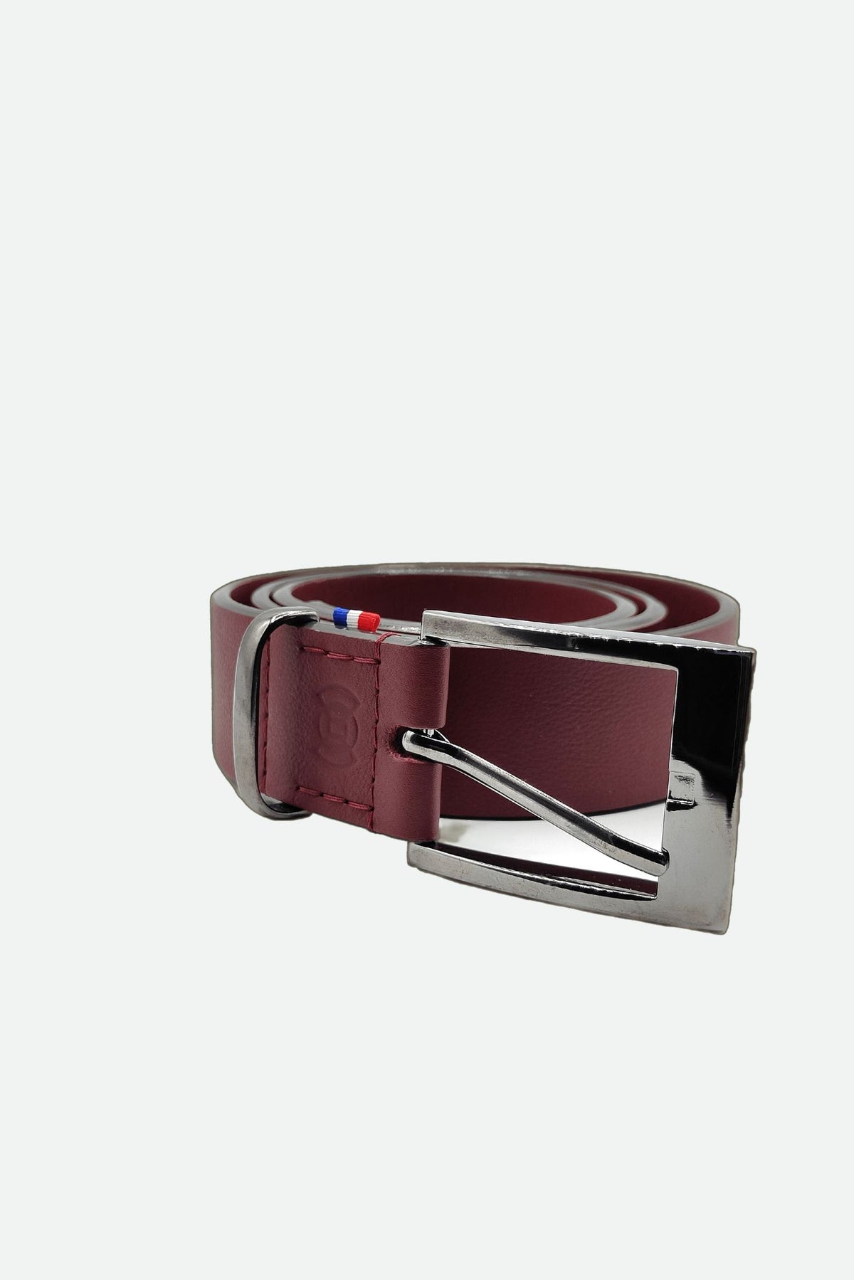 Ceinture cuir femme bordeaux - Hazel de Nodie's