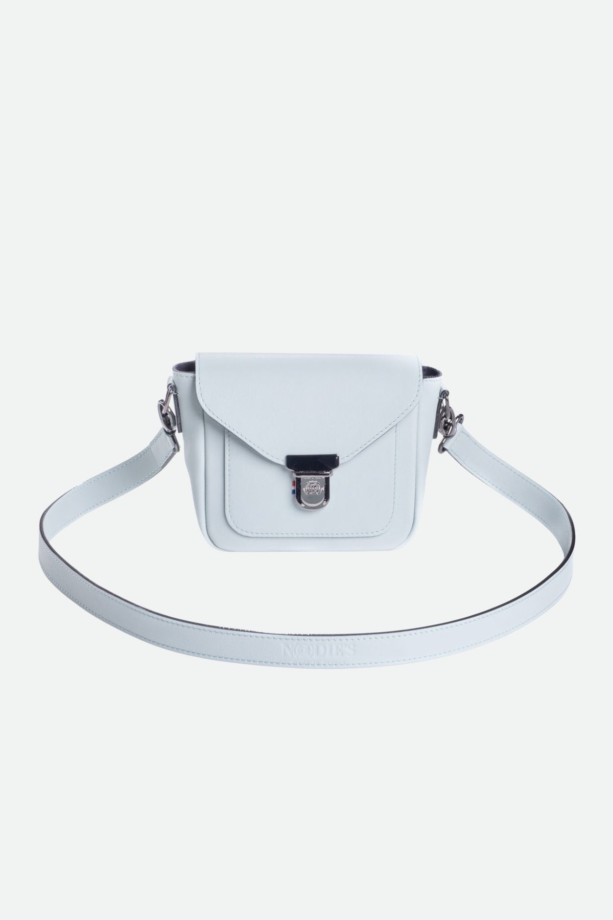 Mini sac bandoulière cuir souple vert céladon - Isée - vert céladon